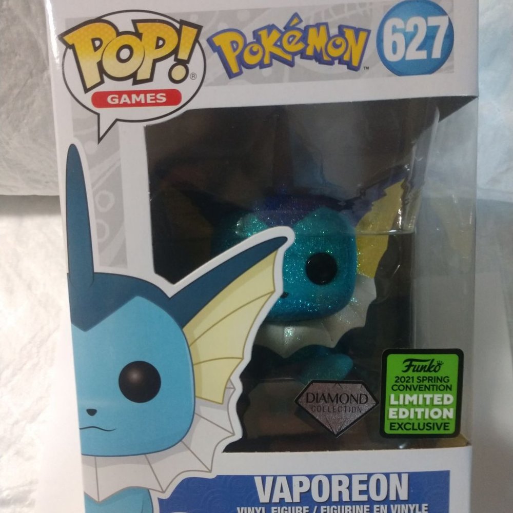 Vaporeon #627 Diamond Glitter Spr ECCC Shared Exc